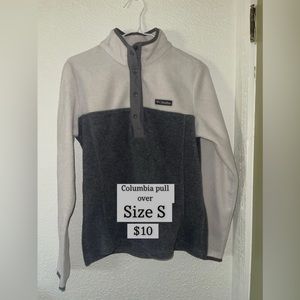 Columbia pull over jacket